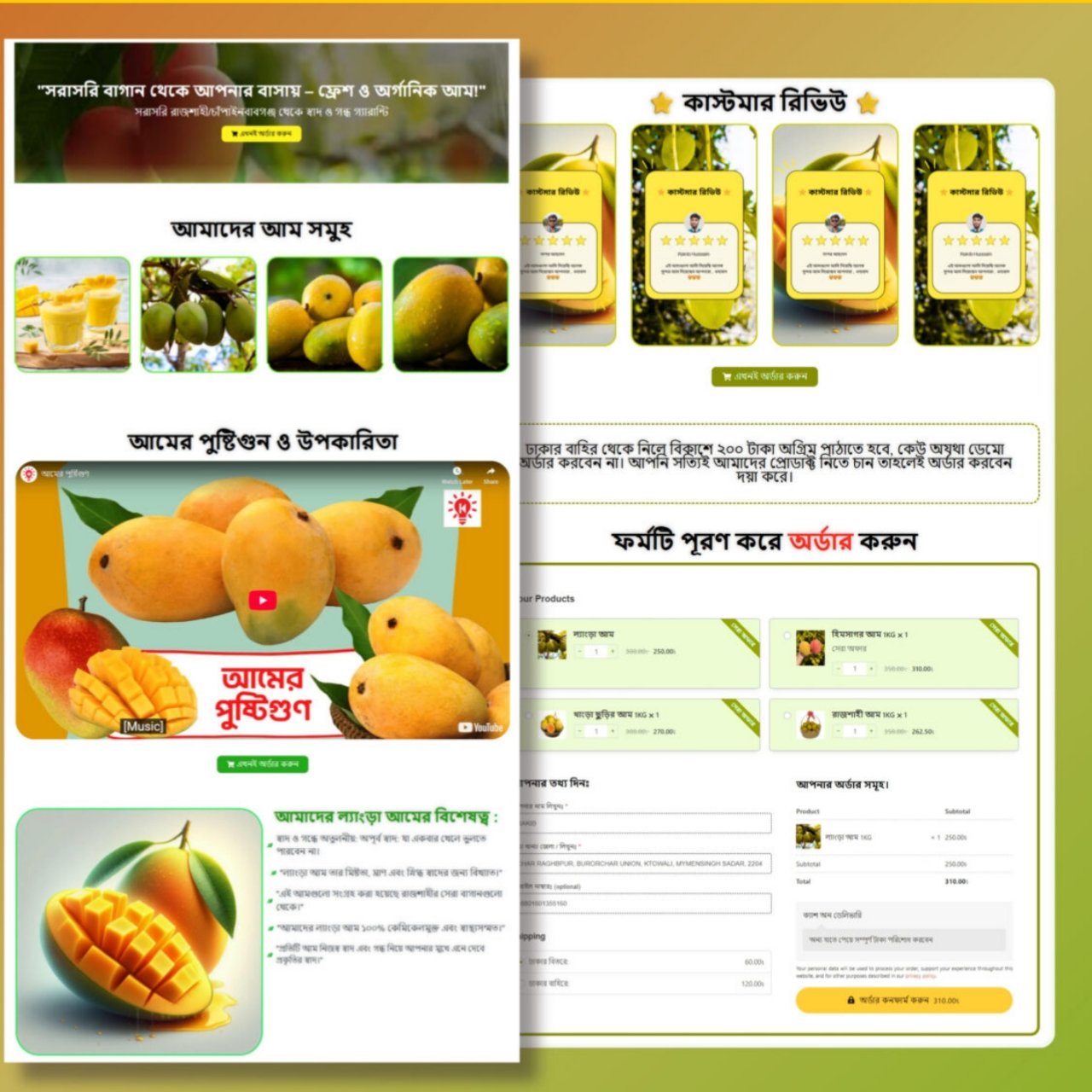 đ Mango Landing Page